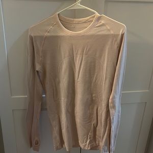 Lululemon long sleeve pink top